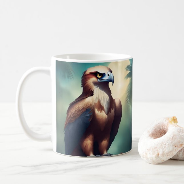 Philippine Eagle mug (With Donut)