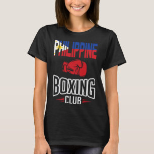 Philippine Flag Boxing Club Filipino Pinoy T-Shirt