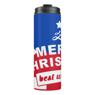 Philippine Flag Christmas: Merry Christmas & Best  Thermal Tumbler