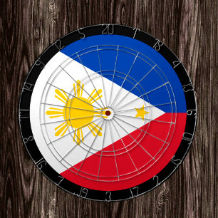 Philippine Flag Dartboard, Philippines /game board Dartboard