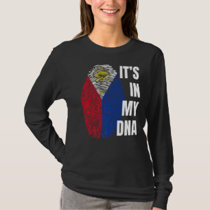 Philippine Flag Dna Fingerprint Philippines T-Shirt