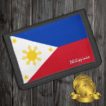 Philippine flag fashion, Philippines patriots Trifold Wallet<br><div class="desc">WALLETS: Philippines & Philippine Flag fashion - love my country,  travel gifts,  grandpa birthday,  national patriots / sports fans</div>