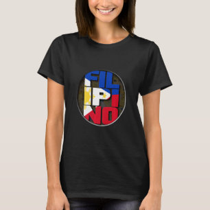 Philippine Flag Filipino Flag Pinoy Flag Styled  T-Shirt