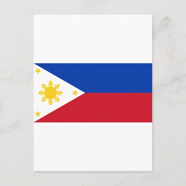 Philippine Flag Postcard (Front)