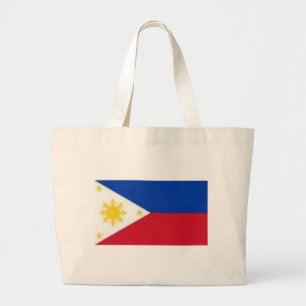 Philippine Flag Products Large Tote Bag