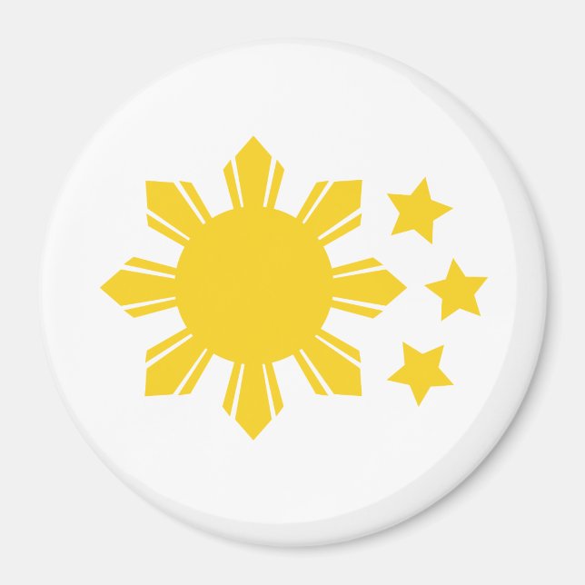 Philippine Flag - Proud to be Pinoy! Magnet (Front)