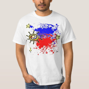 Philippine flag Splatter T-Shirt