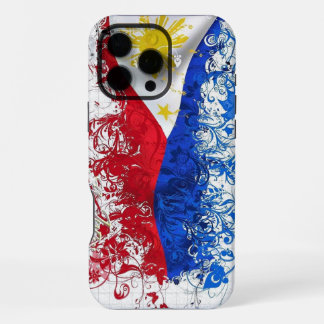 "Philippine Flag Swirl – Artistic Edition for iPhone 16 Pro Max Case