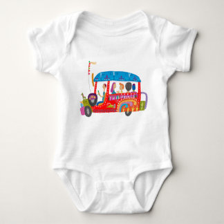Philippine Jeepney Baby Bodysuit