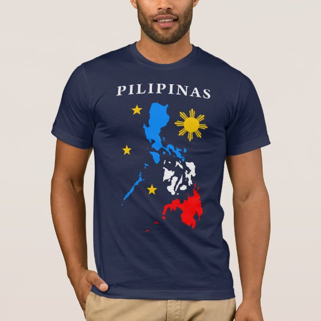 philippine map t-shirt (Front)