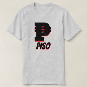 ₱ Philippine Piso, Grey T-Shirt