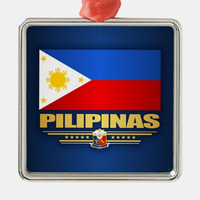 ‘Philippine Pride’ Metal Tree Decoration (Front)