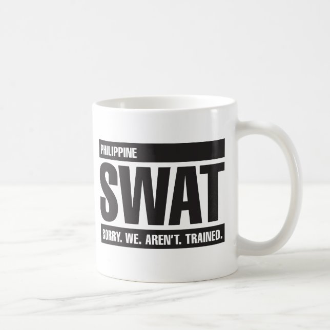 Philippine SWAT - Black Coffee Mug (Right)