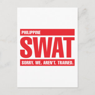 Philippine SWAT - Red Postcard