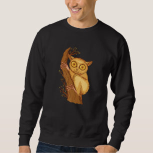 Philippine Tarsier Bohol Tarsier Monkey Face Tarsi Sweatshirt