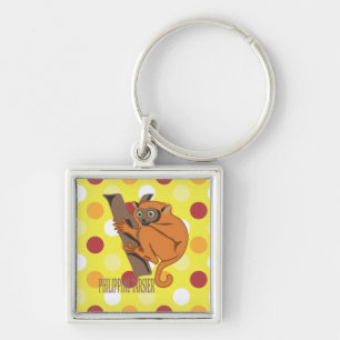 Philippine tarsier key ring