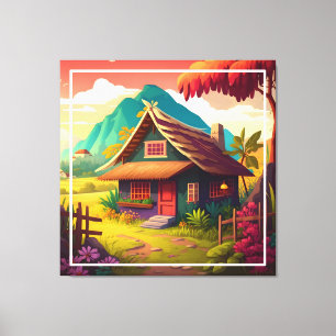 Philippine Traditional House-36543 Canvas Print