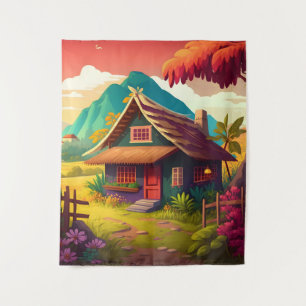 Philippine Traditional House-36543 Tapestry