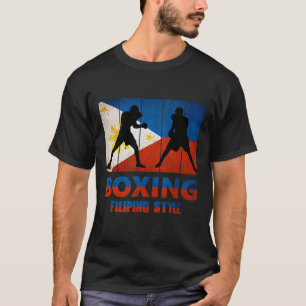 Philippine Vintage Style Boxing Great Filipino Box T-Shirt