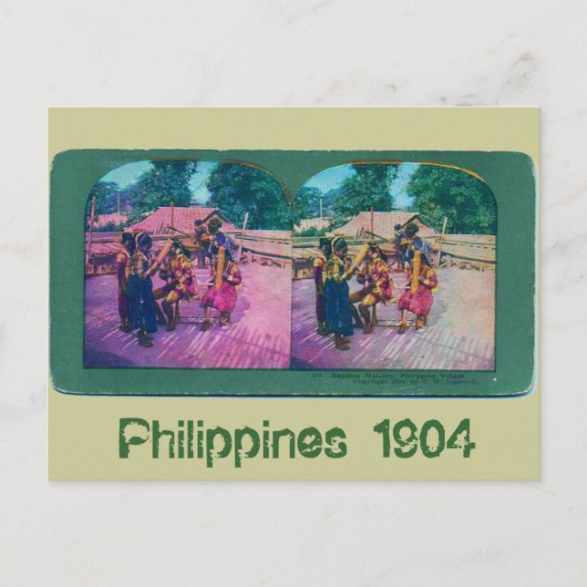 Philippines 1904 postcard (Front)