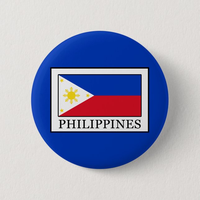 Philippines 6 Cm Round Badge (Front)