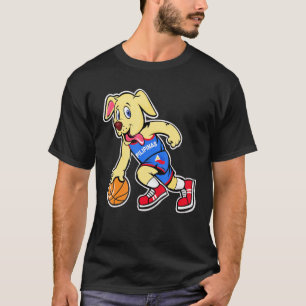 Philippines Basketball Jersey Yellow Lab Dog Playe T-Shirt
