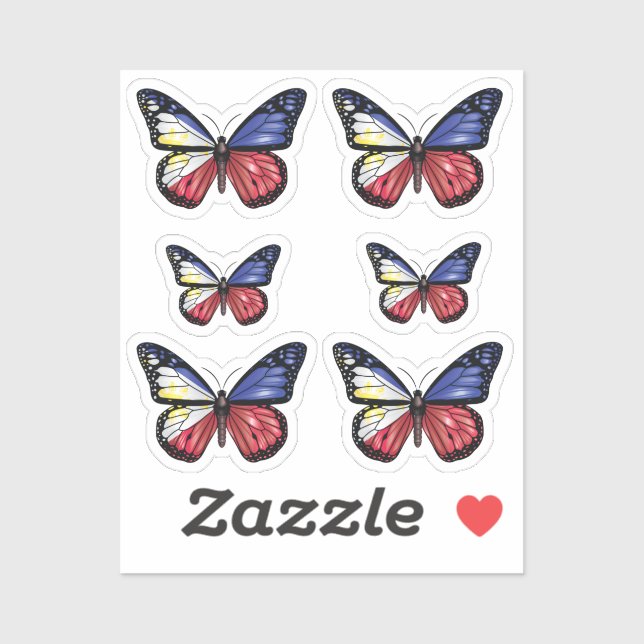 Philippines butterfly monarch flag (Sheet)