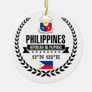 Philippines Ceramic Tree Decoration
