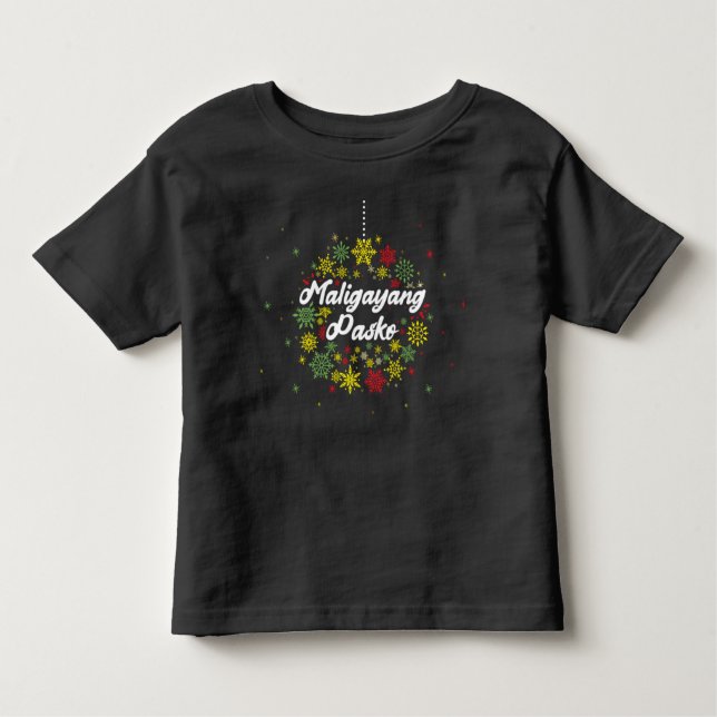 Philippines Christmas Maligayang Pasko Toddler T-s Toddler T-Shirt (Front)