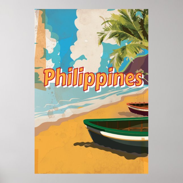 Philippines Classic old travel poster (Front)