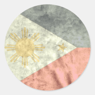 Philippines Classic Round Sticker