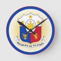 Philippines Coat of Arms Circle Shape