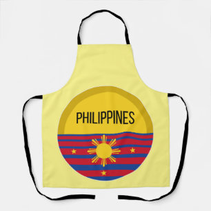 Philippines Cute Design Ideas Pattern Sunset Apron