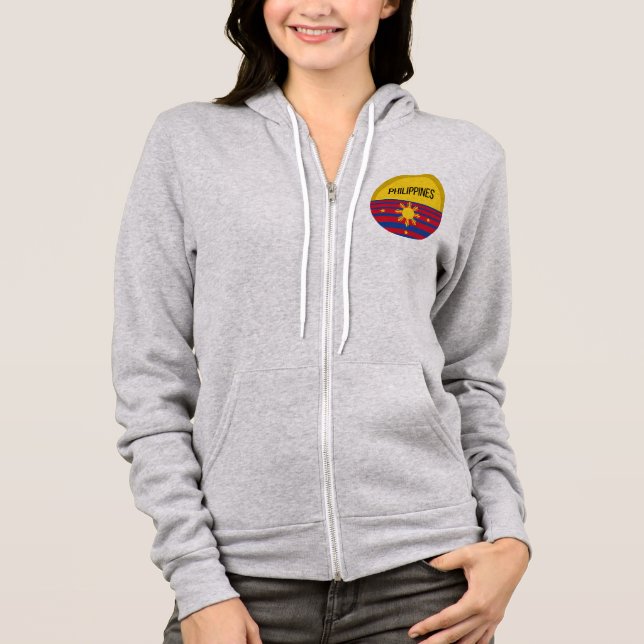 Philippines Cute Design Ideas Pattern Sunset Hoodie (Front)