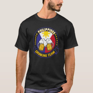 Philippines Drinking Team Beer Party Philippine T-Shirt