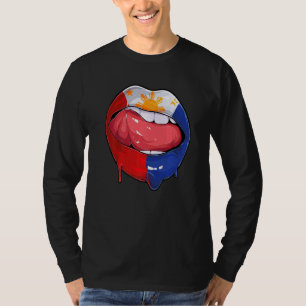 Philippines Fan Flag Mouth Soccer Filipino T-Shirt