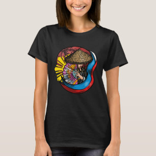 Philippines Filipina Japanese Japan Japina Flag Fr T-Shirt