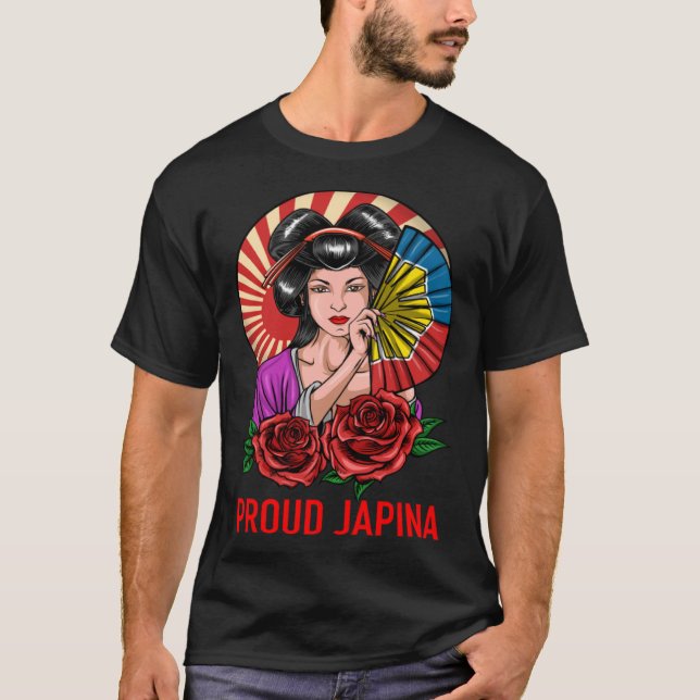 Philippines Filipina Japanese Japan Japina Flag Fr T-Shirt (Front)