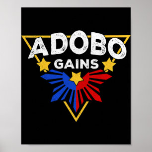 Philippines Filipino Adobo Dish Chicken Pork Natio Poster