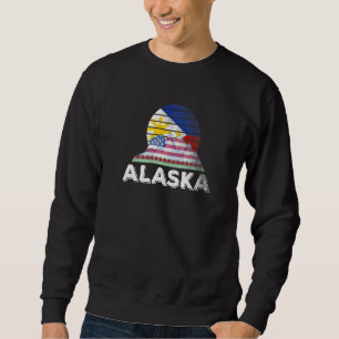 Philippines Filipino Alaska Ice American Flag Alas Sweatshirt