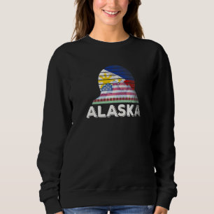Philippines Filipino Alaska Ice American Flag Alas Sweatshirt
