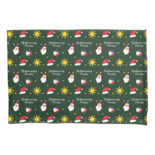 Philippines Filipino Christmas Maligayang Pasko Pillowcase