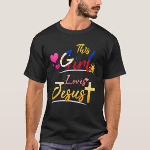 Philippines Filipino Filipina Catholic Girl Loves  T-Shirt