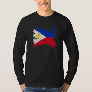 Philippines Filipino Flag Pinoy Pinay Manila Fan L T-Shirt