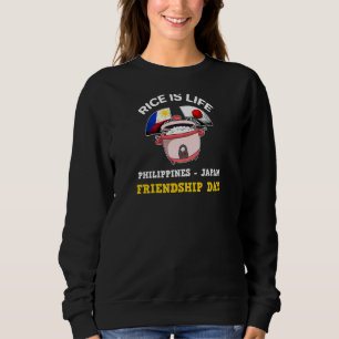 Philippines Filipino Japanese Japan Japino Flag Fr Sweatshirt