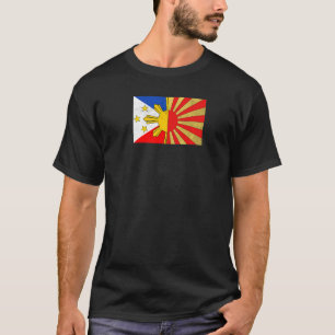 Philippines Filipino Japanese Japan Japino Flag Fr T-Shirt
