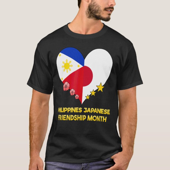 Philippines Filipino Japanese Japan Japino Proud M T-Shirt (Front)