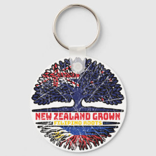 Philippines Filipino New Zealander New Zealand Key Ring