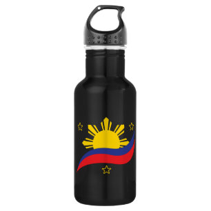 Philippines Filipino Pinoy Flag 532 Ml Water Bottle