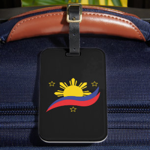 Philippines Filipino Pinoy Flag Luggage Tag